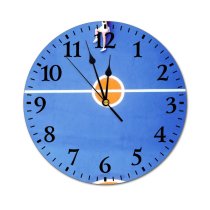 yanfind Fashion PVC Wall Clock Action Active Aerial Athlete Basketball Break Challenge Club Court Drone Endurance Energy Mute Suitable Kitchen Bedroom Decorate Living Room
