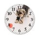 yanfind Fashion PVC Wall Clock Active Adorable Ball Calm Creature Curious Dog Floor Friend Friendly Mute Suitable Kitchen Bedroom Decorate Living Room