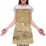 yanfind Custom aprons Landscape Cabin Hills white white-style1 70×80cm
