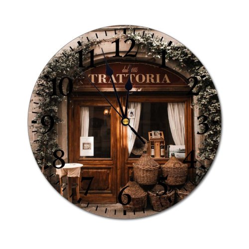 yanfind Fashion PVC Wall Clock Accommodation Basket Building Cafeteria Construction Cozy Curtain Daytime Decor Design Detail District Mute Suitable Kitchen Bedroom Decorate Living Room