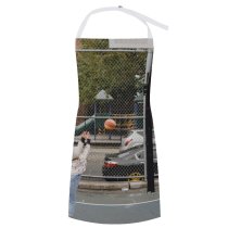 yanfind Custom aprons Action Amusement Anonymous Arms Raised Ball Barrier Basket Basketball Carefree Child Childhood white white-style1 70×80cm