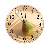 yanfind Fashion PVC Wall Clock Botany Branch Brunch Colorful Delicious Diet Edible Flora Floral From Above Mute Suitable Kitchen Bedroom Decorate Living Room