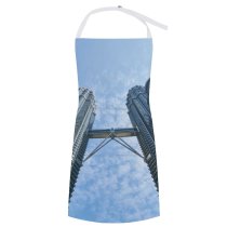 yanfind Custom aprons Architecture Beautiful Buildings City Clouds Construction Daylight Design Financial High Kuala white white-style1 70×80cm