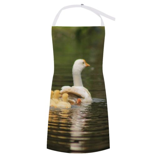 yanfind Custom aprons Adorable Avian Beak Bird Watching Blurred Calm Creature Cute Daylight Ecosystem Feather white white-style1 70×80cm
