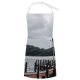 yanfind Custom aprons Aged Aqua Atmosphere Cloudy Space Daytime Dock Fence Grow Highland Idyllic white white-style1 70×80cm