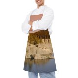 yanfind Custom aprons Landscape Vacation Lake Forest Sky Wilderness Outdoors Fishing Scenic Pond white white-style1 70×80cm