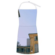 yanfind Custom aprons Accommodation Aged Architecture Area Sky Building City Daytime Decor Decoration District white white-style1 70×80cm