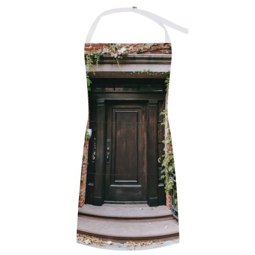 yanfind Custom aprons Accommodation Apartment Architecture Brick Wall Building City Construction Daylight Daytime Decor003 white white-style1 70×80cm