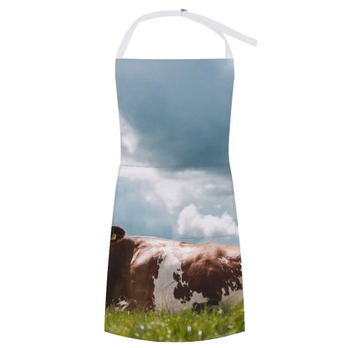 yanfind Custom aprons 020 white white-style1 70×80cm