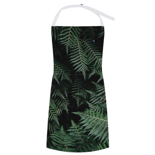 yanfind Custom aprons Abstract Beautiful Conifer Decoration Evergreen Flora Frond Garden Growth Leaf Texture white white-style1 70×80cm