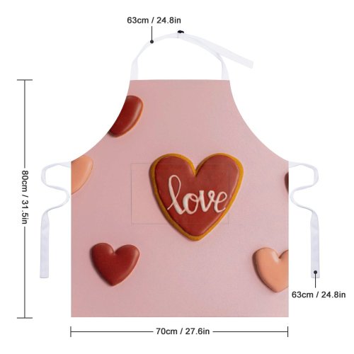 yanfind Custom aprons Affection Art Celebrate Colorful Concept Creative Decor Decoration Decorative Design Detail Different white white-style1 70×80cm