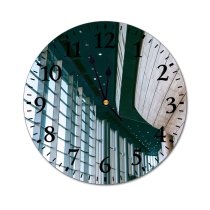 yanfind Fashion PVC Wall Clock Architecture Area Building Ceiling Center Construction Contemporary Daylight Daytime Design Facade From Mute Suitable Kitchen Bedroom Decorate Living Room