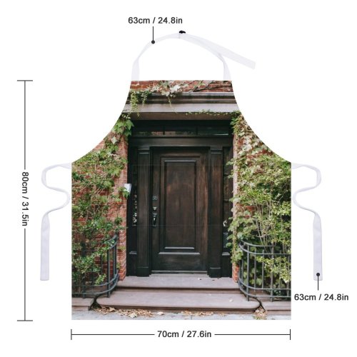 yanfind Custom aprons Accommodation Apartment Architecture Brick Wall Building City Construction Daylight Daytime Decor003 white white-style1 70×80cm