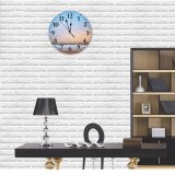 yanfind Fashion PVC Wall Clock Arch Beach Cloudy Coast Coastline Colorful Country Embankment Foam Journey Leisure Marine Mute Suitable Kitchen Bedroom Decorate Living Room