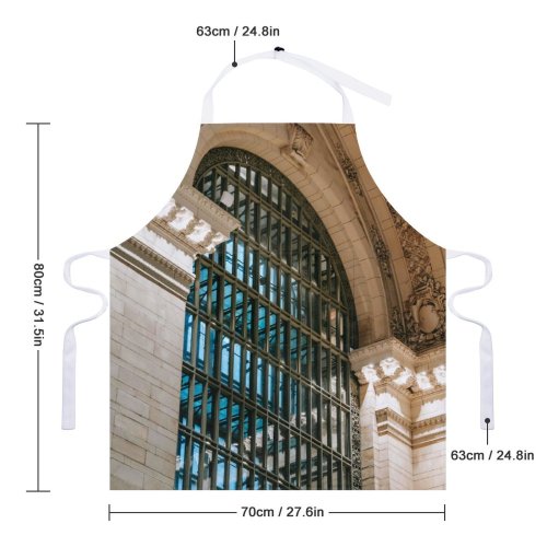 yanfind Custom aprons Aged America Arch Arched Architecture Brick Wall Brickwork Building City Concrete Construction white white-style1 70×80cm