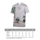 yanfind Adult Full Print T-shirts (men And Women) Architecture Bloom Botany Building Daylight Daytime Decor Decoration Door Exterior