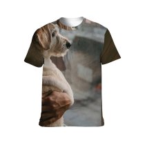 yanfind Adult Full Print T-shirts (men And Women) Anonymous Apartment Attentive Bonding Caress Comfort Cozy Crop Cuddle Dog