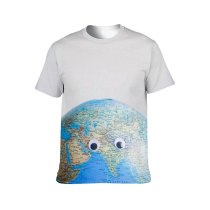 yanfind Adult Full Print T-shirts (men And Women) Bio Blurred Cartography Concept Conserve Continent Damage Danger Eco Ecology