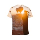 yanfind Adult Full Print T-shirts (men And Women) Cappadocia Dreamlike Dreamy Early Sunrise Hot Balloon Magical Travel Wanderlust Watching