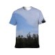 yanfind Adult Full Print Tshirts (men And Women) Flora River Landscape Sky Clouds Trees Treetops Natural Birds