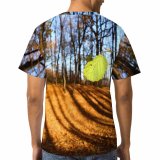 yanfind Adult Full Print Tshirts (men And Women) Autumn Beautiful Country Countryside Fall Foliage Forest Leaf Natural October Outdoor Park