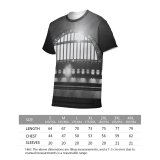 yanfind Adult Full Print T-shirts (men And Women) Arched Architecture Attract Bas Relief Building Bw Ceiling Classic Construction Daylight Daytime