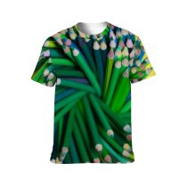 yanfind Adult Full Print T-shirts (men And Women) Art Abstract Design Creativity Decoration Rainbow Coloring Artistic Vibrant Motley Disjunct