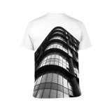 yanfind Adult Full Print T-shirts (men And Women) Architectural Design Architecture Building City Cityscape Expression Exterior Facade Futuristic Glass Items