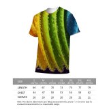 yanfind Adult Full Print T-shirts (men And Women) Bubbles Colorful