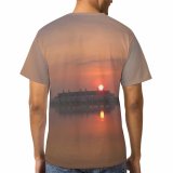 yanfind Adult Full Print Tshirts (men And Women) Landscape Sunrise Hour Cloud Dawn Early Morning Sky Outdoor Park Public