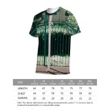 yanfind Adult Full Print T-shirts (men And Women) Street Courtyard Exercise Web Court Recreation Attempt Dunk Basketball Hoop Backboard Gameplan