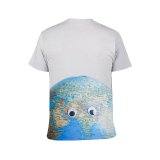 yanfind Adult Full Print T-shirts (men And Women) Bio Blurred Cartography Concept Conserve Continent Damage Danger Eco Ecology