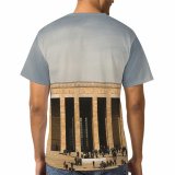 yanfind Adult Full Print T-shirts (men And Women) City Sunset Art Travel Monument Sculpture Marble Outdoors Ancient Acropolis Parthenon Column