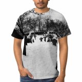 yanfind Adult Full Print T-shirts (men And Women) Architecture Bw Cement Cemetery City Classic Construction Dark Death Design Destination