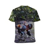 yanfind Adult Full Print T-shirts (men And Women) Wood Bird Agriculture Farm Leaf Tree Travel Hen Outdoors Tropical Wildlife Rainforest