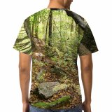 yanfind Adult Full Print T-shirts (men And Women) Abstract Beam Beautiful Beauty Big Clean Colorful Fall Flora Forest Grass