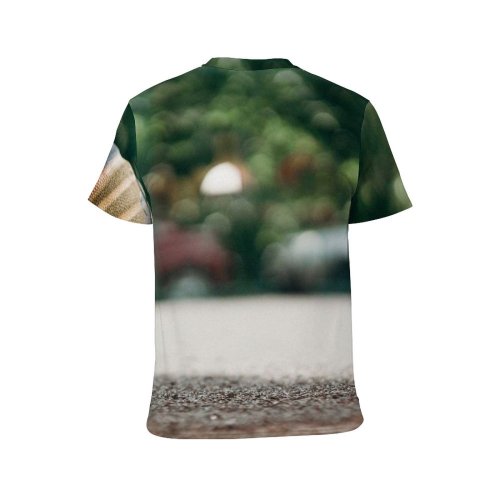 yanfind Adult Full Print T-shirts (men And Women) Wood Light Sea City Beach Sand Art Street Ocean Summer