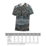 yanfind Adult Full Print T-shirts (men And Women) City Building Construction Technology Architecture High Window Iron Urban