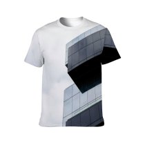 yanfind Adult Full Print T-shirts (men And Women) Architectural Design Architecture Building City Cloudy Sky Construction Contemporary Daylight Downtown Exterior