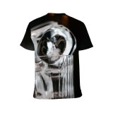 yanfind Adult Full Print T-shirts (men And Women) Clear Cool Space Crystal Cubes Dark Details Glass Highball Ise