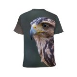 yanfind Adult Full Print T-shirts (men And Women) Flight Bird Beak Eagle Portrait Fly Hunter Wildlife Feather Raptor Avian