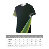 yanfind Adult Full Print T-shirts (men And Women) Blade Dew Drop Droplet Focus Garden Grass Growth Leaf Macro