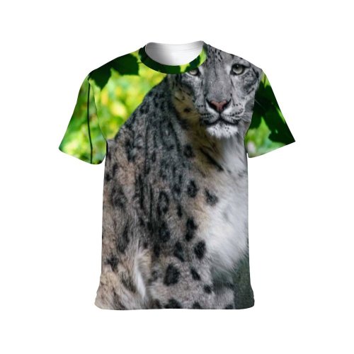 yanfind Adult Full Print T-shirts (men And Women) Fur Danger Staring