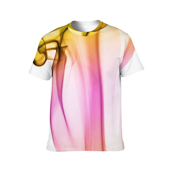 yanfind Adult Full Print Tshirts (men And Women) Abstract Aroma Art Curve Dynamic Flow form Incense Magic Motion Smell