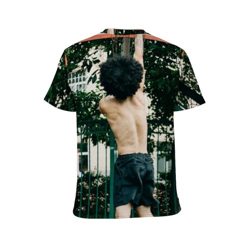 yanfind Adult Full Print T-shirts (men And Women) Street Athlete Exercise Boy Web Court Basketball Hoop Backboard Gameplan (Sports) Action
