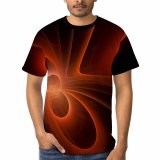 yanfind Adult Full Print Tshirts (men And Women) Fractal Light Abstract