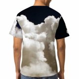 yanfind Adult Full Print T-shirts (men And Women) Abstract Backdrop Beautiful Beauty Cloud Clouds High Landscape Light Natural Outdoors-