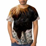 yanfind Adult Full Print T-shirts (men And Women) Bird Farm Chicken Beak Hen Outdoors Rural Wildlife Feather Poultry Avian Crest