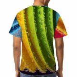 yanfind Adult Full Print T-shirts (men And Women) Bubbles Colorful