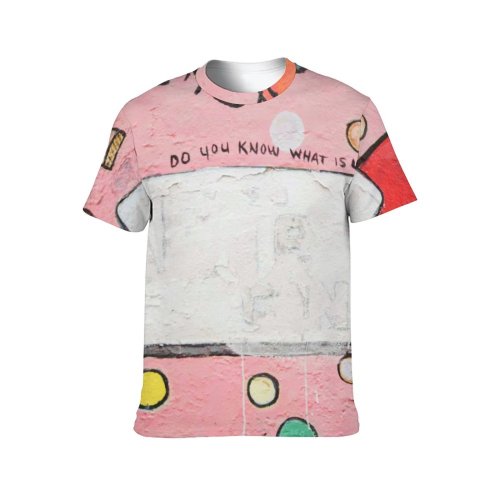 yanfind Adult Full Print T-shirts (men And Women) Artwork Ball Blot Cement Colorful Concrete Space Creative Daylight Design Empty Form